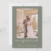 フォトギフト 結婚おめでとうございます シーズンカード (正面)