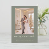 フォトギフト 結婚おめでとうございます シーズンカード (スタンド正面)