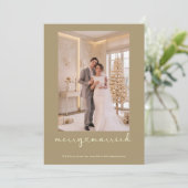 フォトギフト 結婚おめでとうございます シーズンカード (スタンド正面)