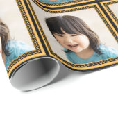 フォトギフパーソナライズされたトラップ ラッピングペーパー (ロールコーナー)