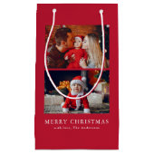 フォトギャラリーパーソナライズされたof 2 スモールペーパーバッグ (正面)