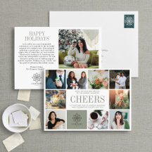 フォトギャラリーフレーム応援企業のホリデーカード