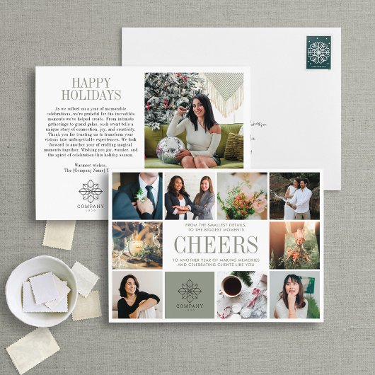 フォトギャラリーフレーム応援企業のホリデーカード シーズンカード