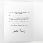 フォトギャラリー数々ののクリスマス 三つ折りクリスマスカード (内部最初)