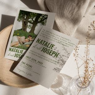 フォトクライ伝統的ブカラフル結婚ライト 招待状