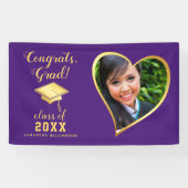 フォトクラス2025紫と金ゴールド卒業 横断幕 (横)