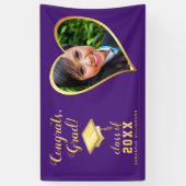 フォトクラス2025紫と金ゴールド卒業 横断幕 (縦)