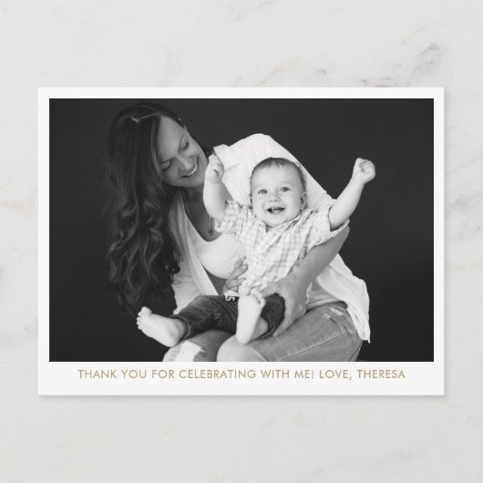 フォトクリスチャン賛美母パーティーありがとう ポストカード (正面)