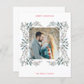 フォトクリスマスカード (正面/裏面)