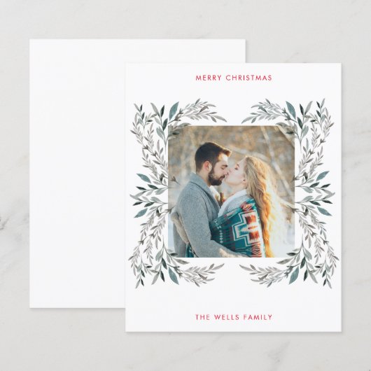 フォトクリスマスカード (正面/裏面)