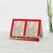 フォトクリスマスカード2枚 シーズンカード (正面)