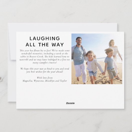 フォトクリスマスカード9 |私たちのお気に入りの瞬間 シーズンカード (裏面)