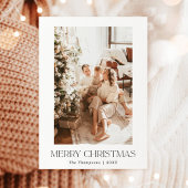 フォトクリスマスカード |アーチ型フォトホリデーカード 招待状