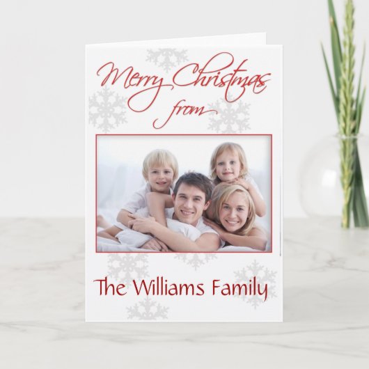 フォトクリスマスカード シーズンカード (正面)