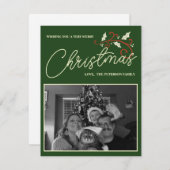 フォトクリスマスカード シーズンカード (正面/裏面)