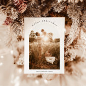 フォトクリスマスカード |ホリモダンデーフォトカード 招待状