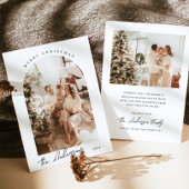 フォトクリスマスカード |ホリモダンデーフォトカード 招待状