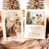 フォトクリスマスカード |ホリモダンデーフォトカード 招待状