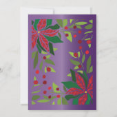 フォトクリスマスカード 招待状 (裏面)