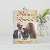 フォトクリスマスカーメリードと結婚した シーズンカード (スタンド正面)