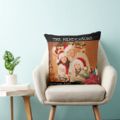 フォトクリスマスギフトポインセチア投げピル クッション (椅子)