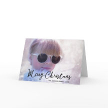 フォトクリスマスグリーティング