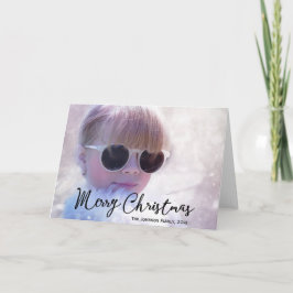 フォトクリスマスグリーティング シーズンカード