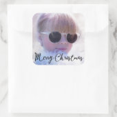 フォトクリスマススススススクエアステッカー スクエアシール (バッグ)