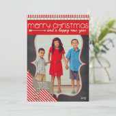 フォトクリスマスチャルクボードカード シーズンカード (スタンド正面)