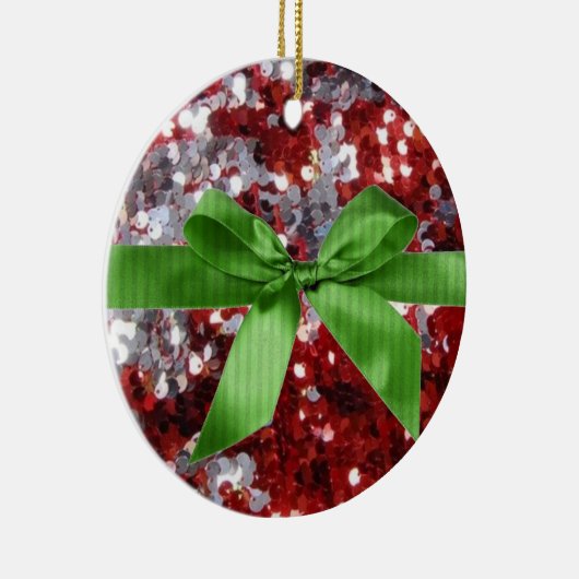 フォトクリスマスツリーオーナメントテンプレート セラミックオーナメント (右)