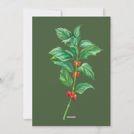 フォトクリスマスニューイヤーズジョイリースパーソナライズされた シーズンカード (裏面)