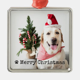 フォトクリスマスパーソナライズグッズ メタルオーナメント