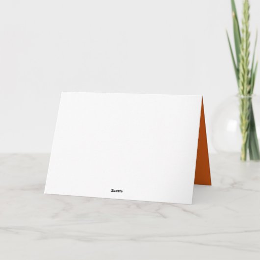 フォトクリスマスビーチシェルオレンジクリスマス シーズンカード (裏面)