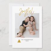 フォトクリスマスファミリースクリプト シーズンカード (正面)