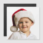 フォトクリスマスファミリーテンプレートギフト磁気カード (正面/裏面)