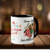 フォトクリスマスファミリーパーソナライズマグカップ マグカップ