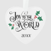 フォトクリスマスプレゼントオーナメントw年または文字 オーナメント (裏面)