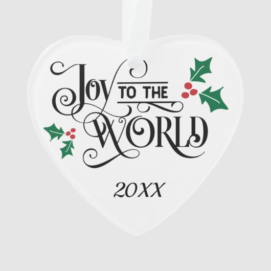 フォトクリスマスプレゼントオーナメントw年または文字 オーナメント (裏面)