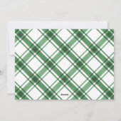 フォトクリスマスプレッドフラットホリデーカード シーズンカード (裏面)