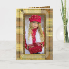 フォトクリスマスホリエレガントデー カード