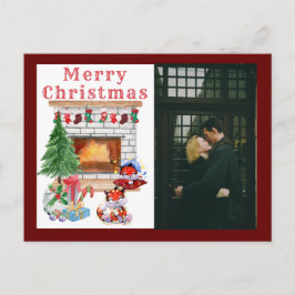 フォトクリスマスホリデー ポストカード