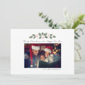 フォトクリスマスボタニカルフェスティバルファミリー シーズンカード (スタンド正面)