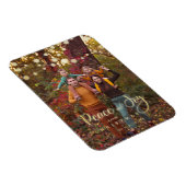 フォトクリスマスライトピースジョイお洒落スクリプト マグネット (右側)