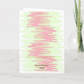 フォトクリスマスリース折り畳みカード シーズンカード (裏面)