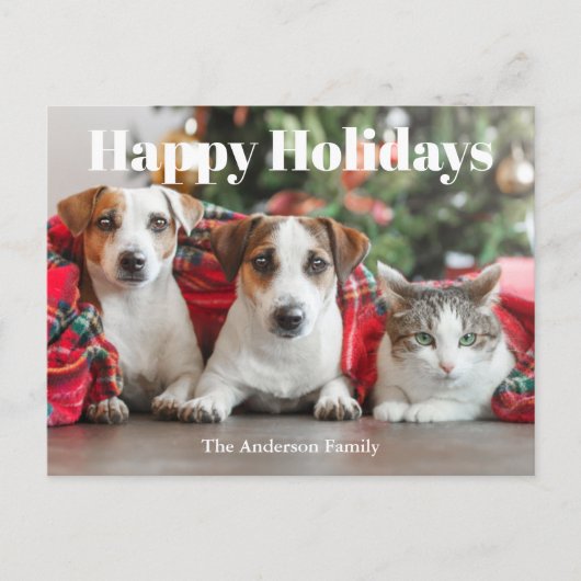 フォトクリスマス シーズンポストカード (正面)