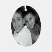 フォトクリスマス メタルオーナメント (正面左)