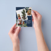 フォトクリスマス – 家族の写真3枚を追加 チラシ (手)