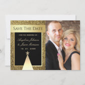 フォトクリスマ結婚ス セーブザデート (正面)