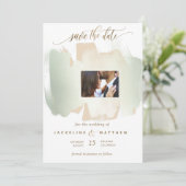 フォトクリーム、賢者ブラシストロミニマルーク結婚ズ セーブザデート (スタンド正面)