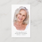 フォトクロス記念祈りの言葉カード コーリングカード (正面)